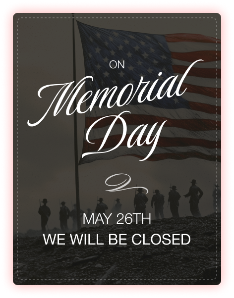 Closed Memorial Day